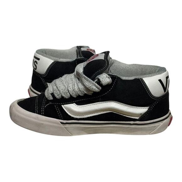 Vans Sk8-Hi Black MTE Mid Suede Canvas Women's 7.5 Skate Shoes Retro Sneakers - Picture 6 of 8